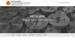Desktop Screenshot of metalwac.com.br